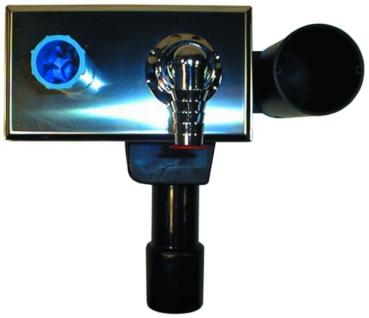 Waschgeräte-UP-Siphon DN40/50 mit integriertem Wasseranschluss und UP-Elektrovorbereitung - 180x100mm HL405E